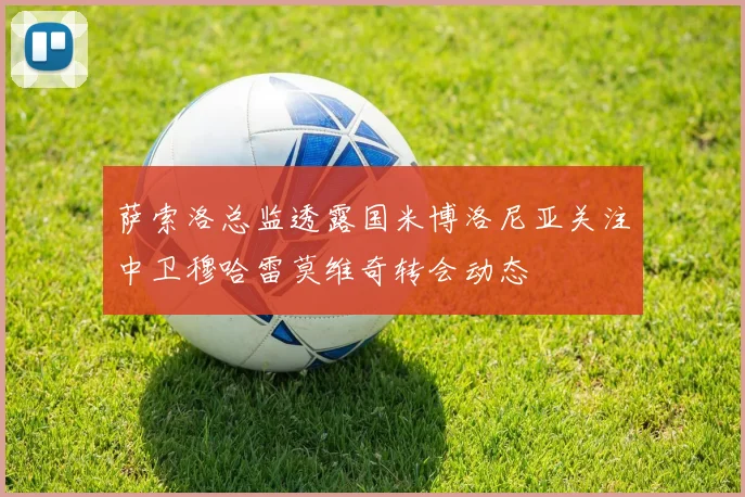 萨索洛总监透露国米博洛尼亚关注中卫穆哈雷莫维奇转会动态